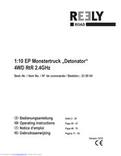Reely Detonator Operating Instructions Manual