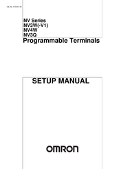 Omron NV Series Setup Manual