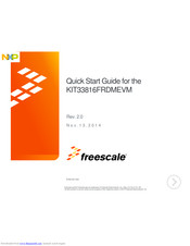 NXP Semiconductors KIT33816FRDMEVM Quick Start Manual
