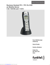 Funktel FC1 Ex HS Quick Manual