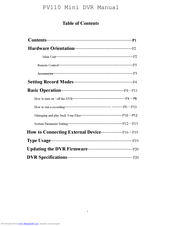 SHENZHEN XINYI TECHNOLOGY PV110 Manual