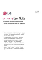 LG LG-P768g User Manual