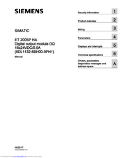 Siemens SIMATIC ET 200SP Manual