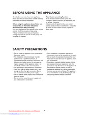 Whirlpool AMD 302 User Manual