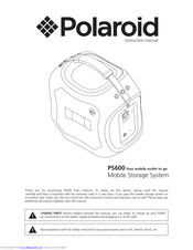 Polaroid PS600 Instruction Manual
