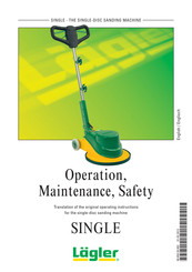 Lagler SINGLE Operation Maintenance Safety
