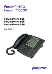 Proximus Forum Phone 516 User Manual