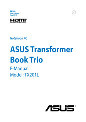 Asus TX201L E-Manual