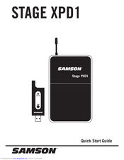 Samson STAGE XPD1 Quick Start Manual