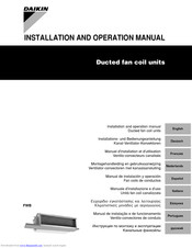Daikin FWB Series Installation And Operation Manual