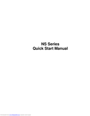 Omron NS10 Quick Start Manual