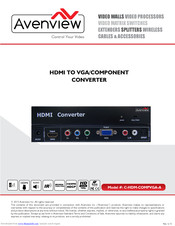 Avenview C-HDM-COMPVGA-A User Manual