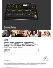 Behringer X32 Service Manual