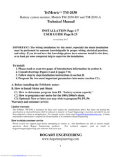 TriMetric TM-2030-A Technical Manual