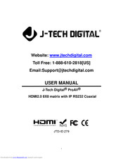 J-TECH RS232 User Manual