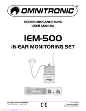 Omnitronic IEM-500 User Manual