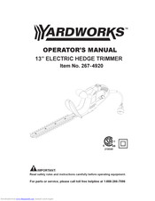 Yard Works 267-4920 Operator's Manual