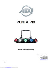 ADJ penta pix User Instructions