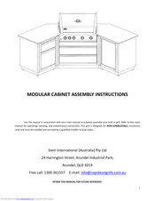 Exim International Island series Assembly Instructions Manual