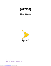 Sprint WF723S User Manual