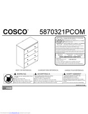 Cosco 5870321PCOM Instructions Manual