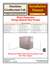 Maritime Geothermal NORDIC Installation Manual