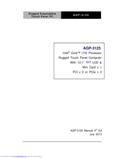 Aaeon AGP-3125 Manual