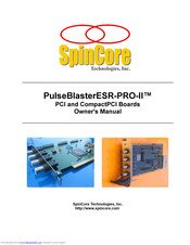SpinCore Technologies PulseBlasterESR-PRO-II Owner's Manual