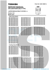 Toshiba MMY-MAP1006HT8(J)P Service Manual