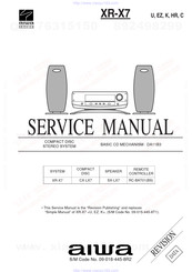 Aiwa XR-X7 Service Manual