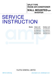Fujitsu AS G36LMTA Series Service Instruction
