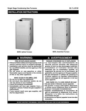Nordyne M4RL090-35C Installation Instructions Manual