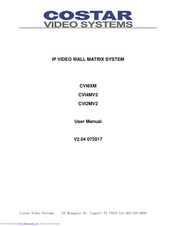 Costar Video Systems CVI2MV2 User Manual