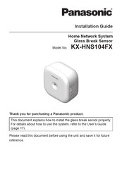 Panasonic KX-HNS104FX Installation Manual