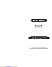 FineSPL Audio Technologies DSC24 User Manual
