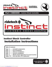 Instinct 35804000 Installation Instructions Manual