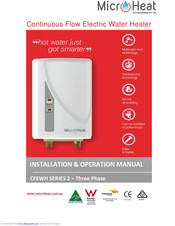 MicroHeat 1-10 CFEWH SERIES Installation & Operation Manual