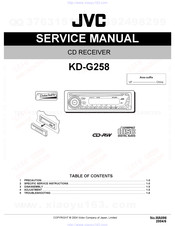 JVC KD-G285 Service Manual