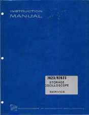 Tektronix 7623 Instruction Manual