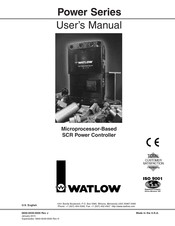 Watlow PC8X-N20 User Manual
