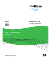 ProCurve 3500yl Series Management And Configuration Manual
