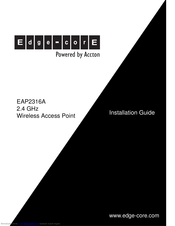 Edge-Core EAP2316A Installation Manual