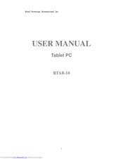 Royal Sovereign International RTAB-10 User Manual