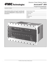 FMC Technologies AccuLoad II Programming Workbook