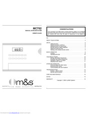 M&S Systems MC702 Owner's Manual