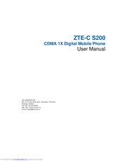 Zte C S200 User Manual