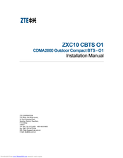 Zte ZXC10 CBTS O1 Installation Manual
