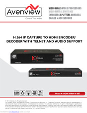 Avenview HDM-XTRM-IP-SET Manual