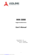 ADLINK Technology IMX-3000 User Manual