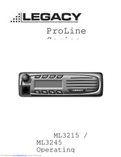 Legacy ML-3215 Operating Manual